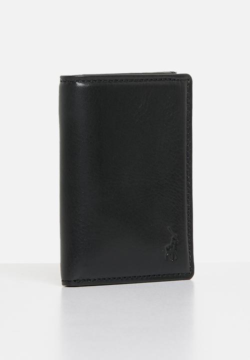 POLO - Trifold wallet - black