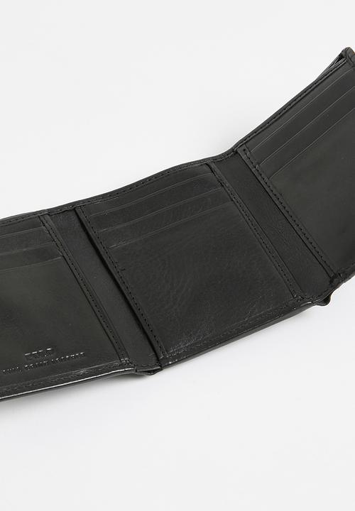 POLO - Trifold wallet - black