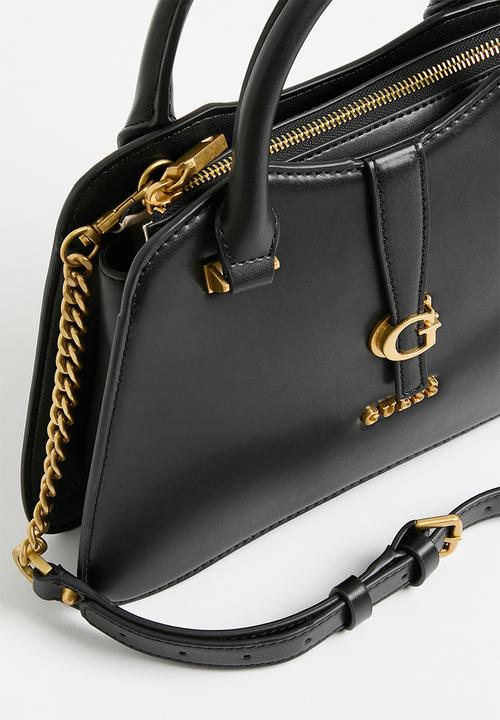GUESS - Kuba small satchel - black