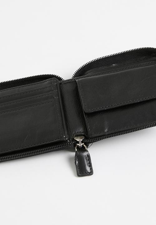 POLO - Zip around wallet - black
