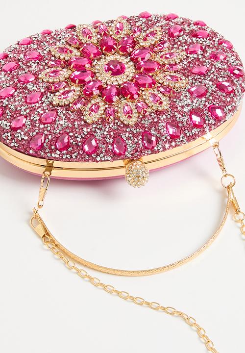 MILLA - Gianna clutch bag - pink