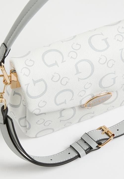 GUESS - Oakbank mini crossbody flap - bone