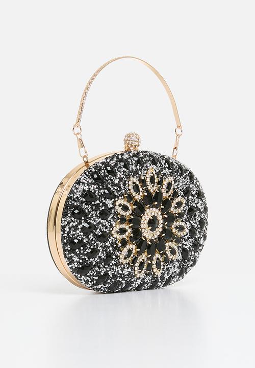 MILLA - Gianna clutch bag - black