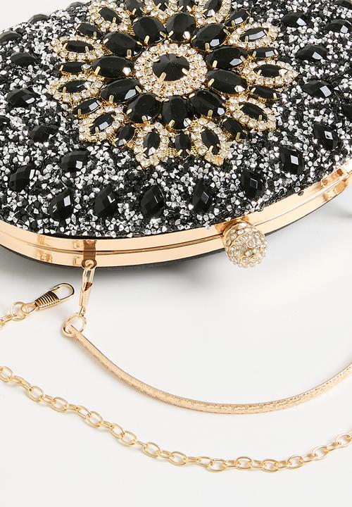 MILLA - Gianna clutch bag - black