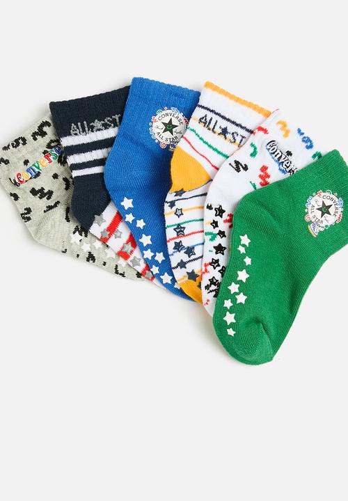 Converse - Chn converse 6 pack grippers - white