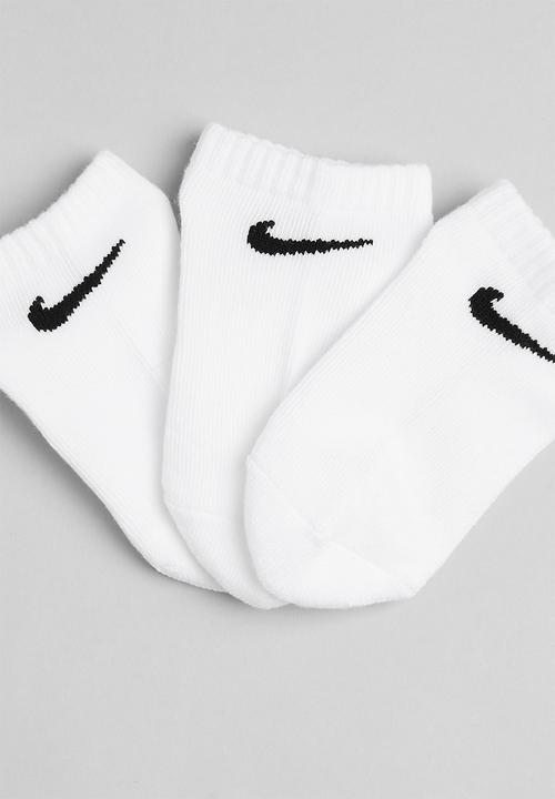 Nike - Nhn nike basic no show 3 pack - white