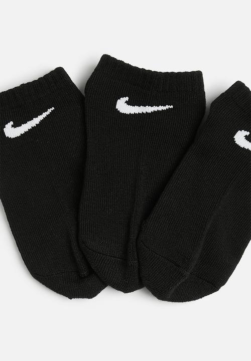 Nike - Nhn nike basic no show 3 pack - black