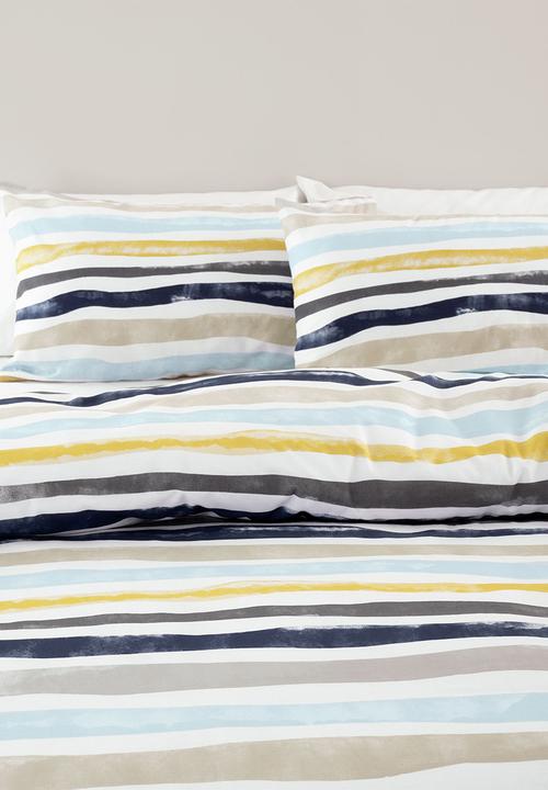 Linen House - Brock duvet cover - multi