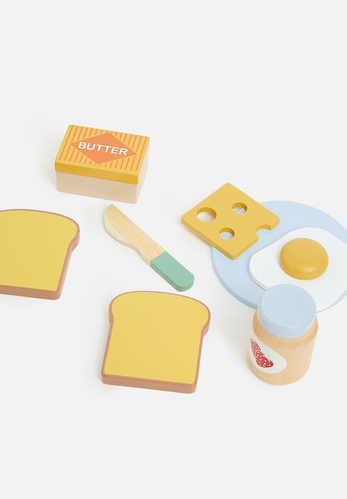 Pop Candy - Wooden toaster set - sage green