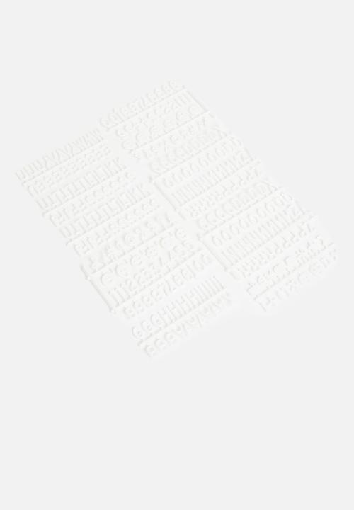 Pop Candy - Felt board with letters - grey