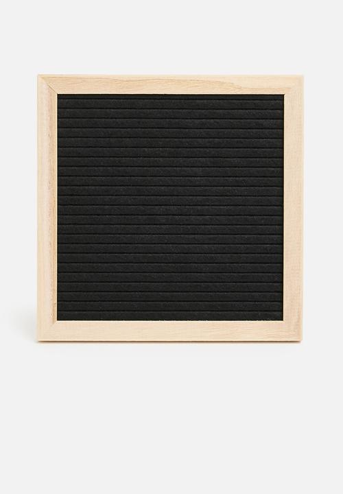 Pop Candy - Felt board with letters - black