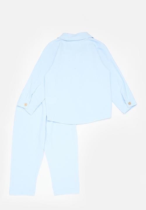 Pop Candy - Shirt & pants set - light blue