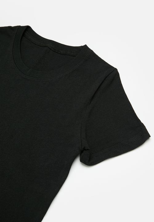 Pop Candy - Tee & short set - black