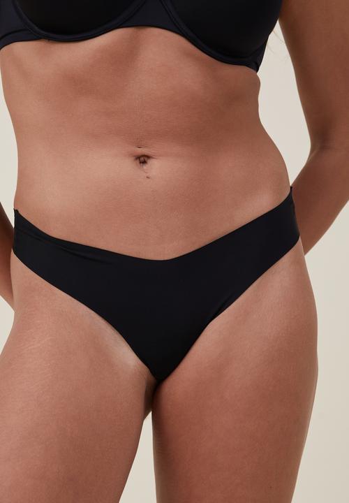 Cotton On - The Invisible G-string Brief - Black