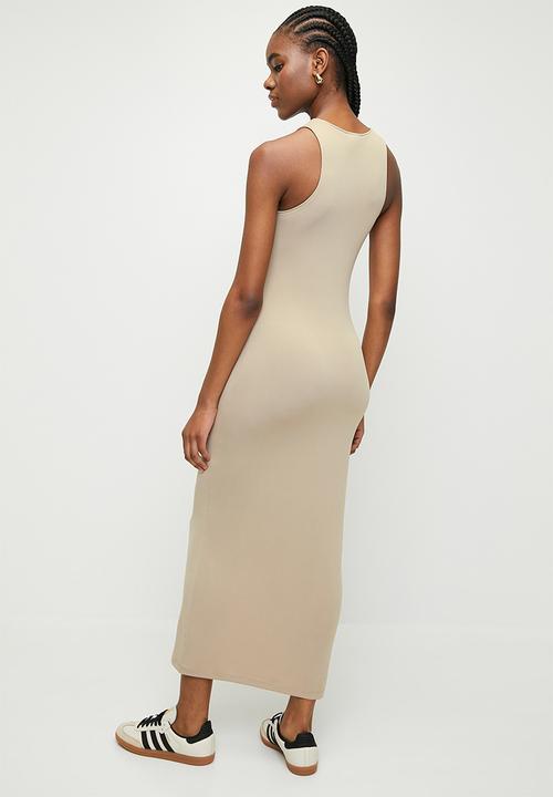 Superbalist - 2 pack tank dress - cobble stone & laurel wreath