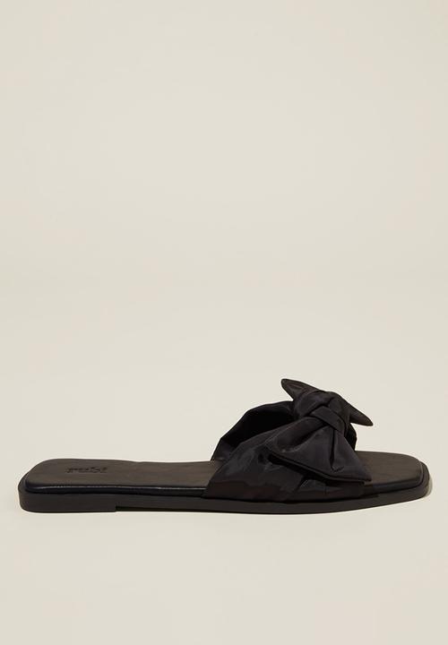 Cotton On - Sicily single vamp - black bow