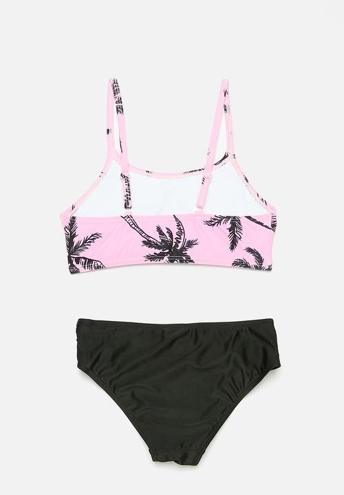 Pop Candy - 2 Piece bikini set - pink & black