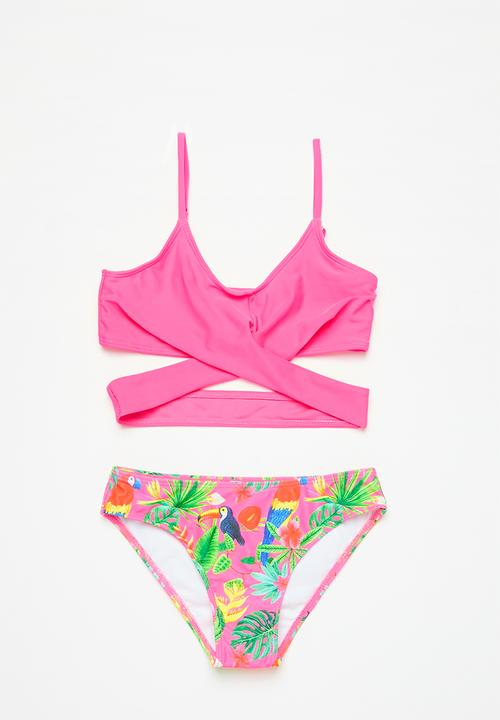 Pop Candy - Kaftan & bikini set - multi