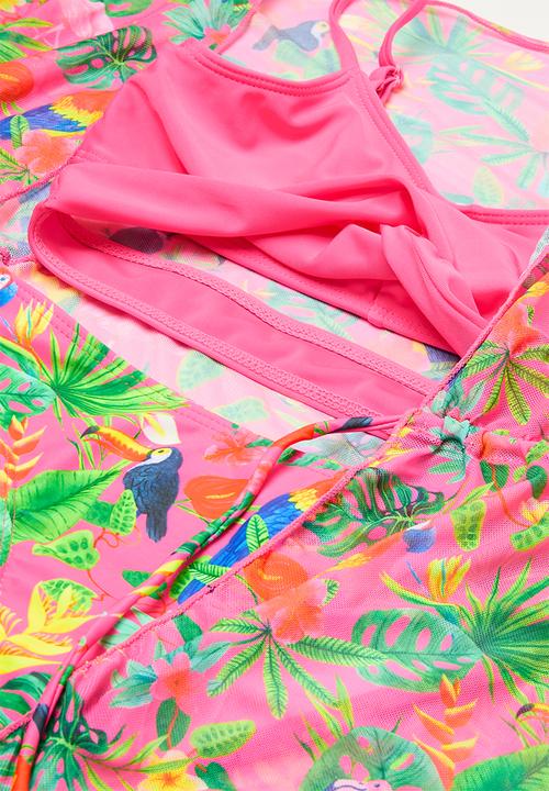 Pop Candy - Kaftan & bikini set - multi