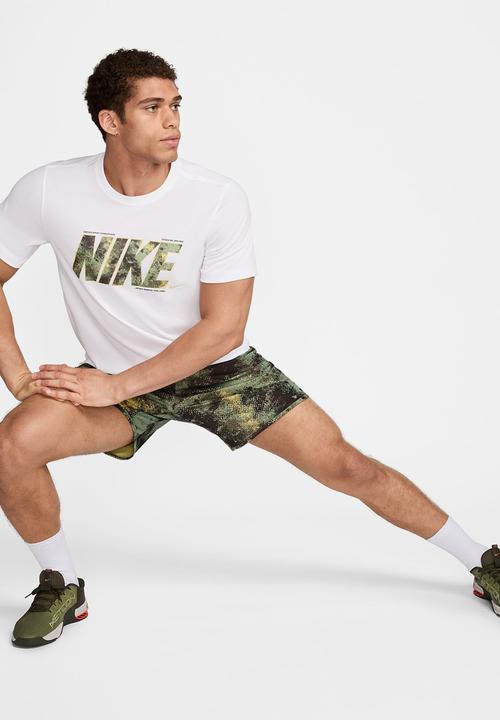 Nike -  Dri-FIT Fitness T-Shirt camo - white