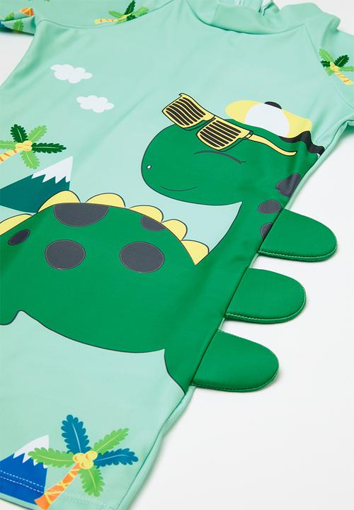 Pop Candy - 2 Piece printed swim set - green