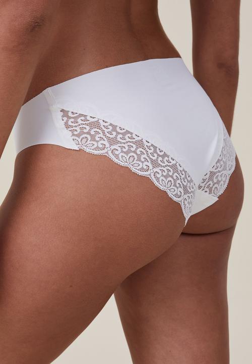 Cotton On - Party Pants Seamless Bikini Brief-Cream