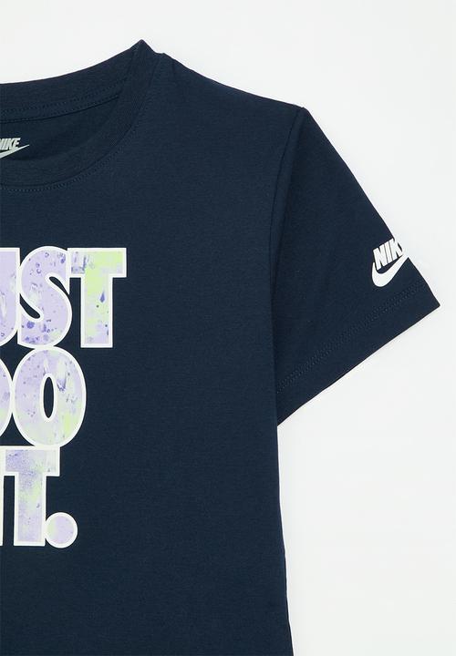 Nike - Nkg printed club boxy tee - midnight navy