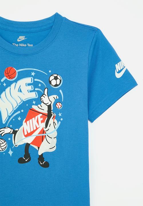 Nike - Nkb magic boxy ss tee - light photo blue