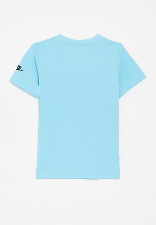 Nike - Nkb jdi block ss tee - aquarius blue