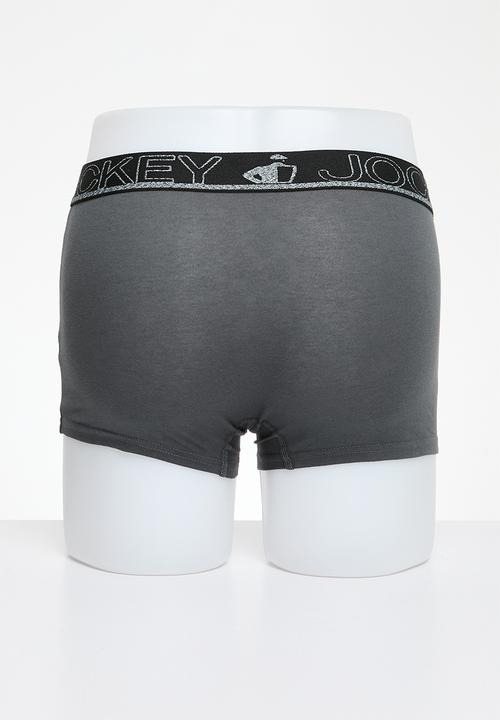Jockey - 2 Pack exclusive pouch trunk - black