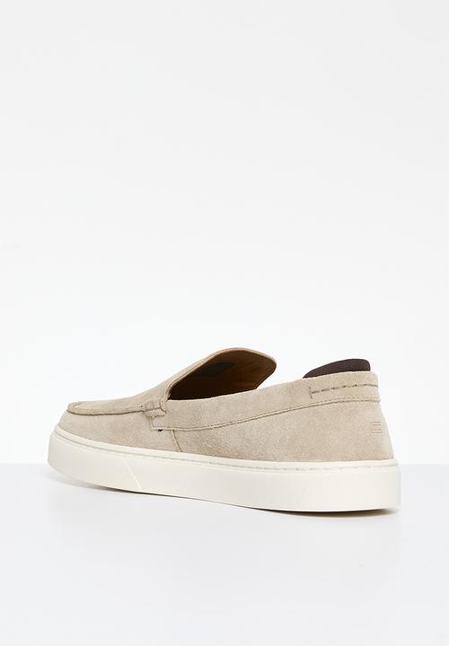 Tommy Hilfiger - Casual hilfiger suede loafer - beige 
