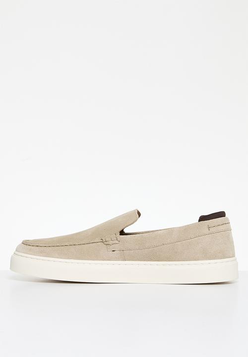 Tommy Hilfiger - Casual hilfiger suede loafer - beige 
