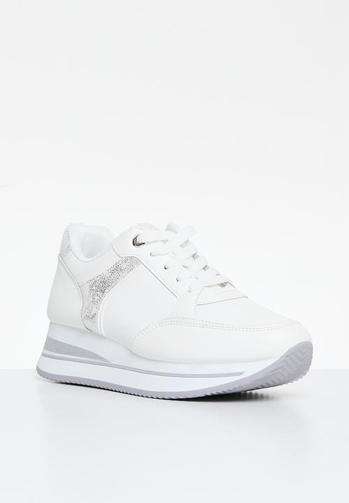 Pierre Cardin - Azalee 1 Sneaker - White & Silver