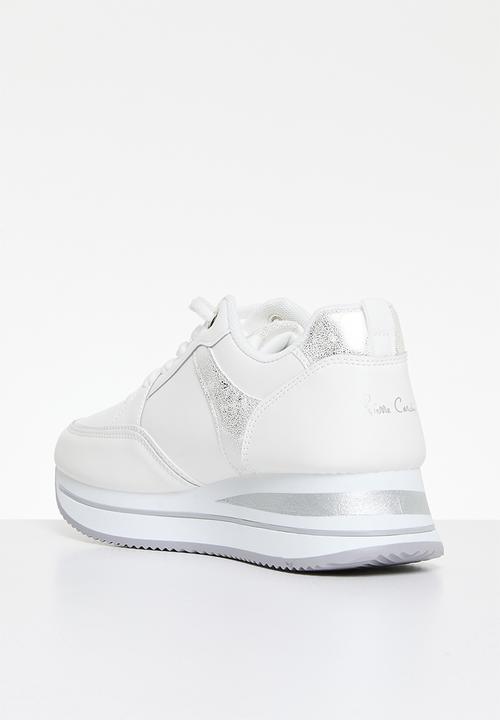 Pierre Cardin - Azalee 1 Sneaker - White & Silver