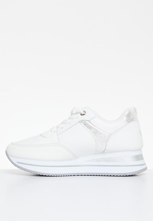 Pierre Cardin - Azalee 1 Sneaker - White & Silver