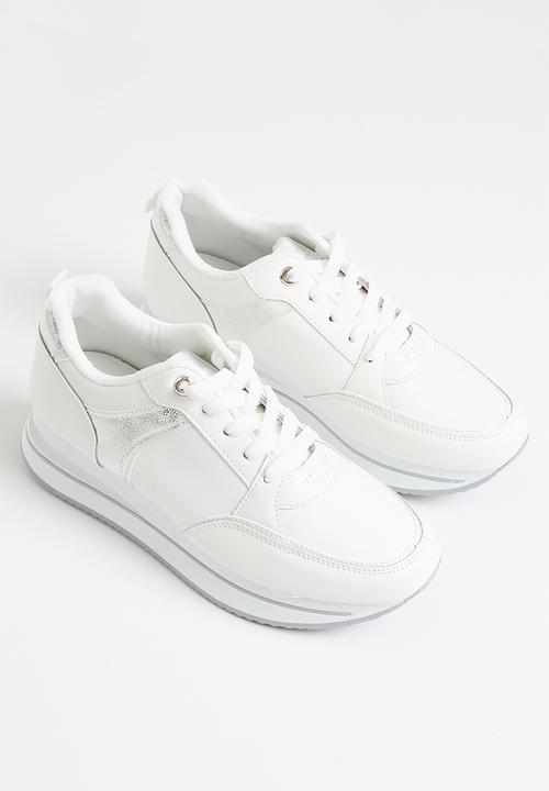 Pierre Cardin - Azalee 1 Sneaker - White & Silver
