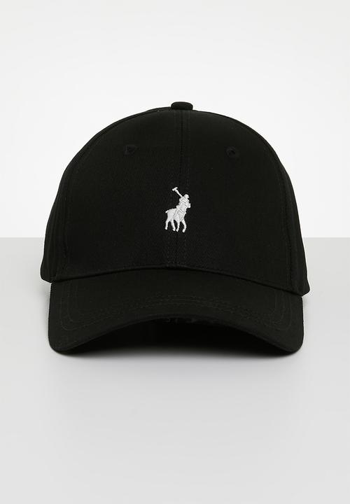 POLO - 6 Panel classic peak - black