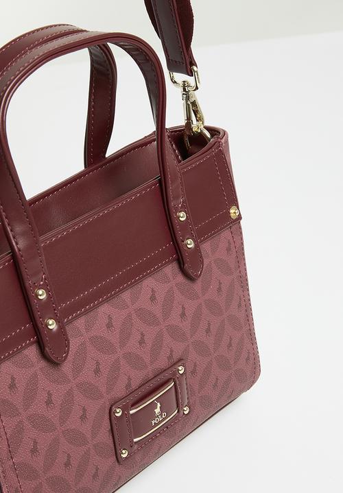 POLO - Sierra crossbody bag - burgundy