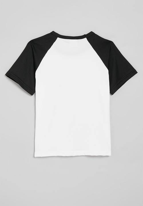 Pop Candy - Raglan tee - black & white