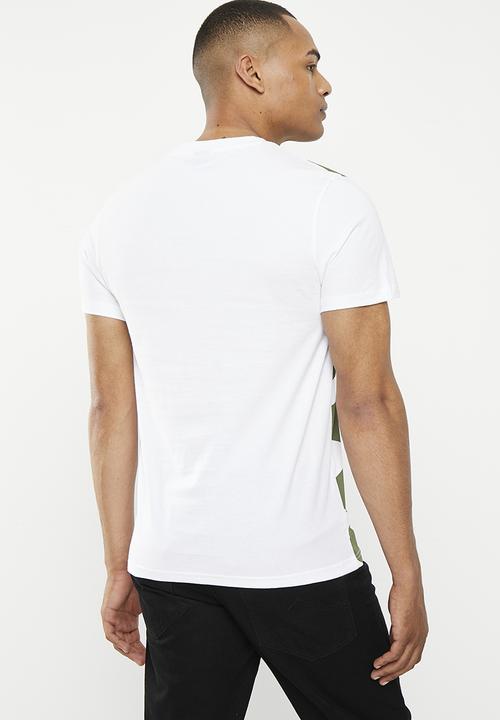 G-STAR - Graphic 12 slim r short sleeve tee - white