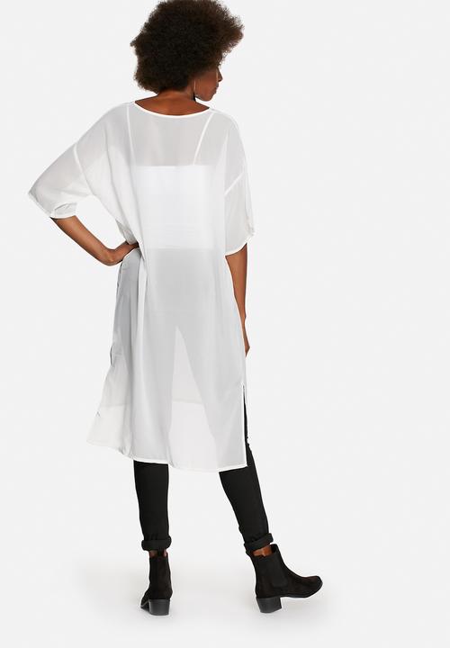 Glamorous - Sheer tunic top