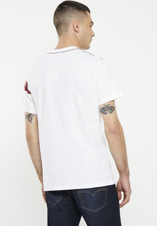 G-STAR - Graphic 13 slim r short sleeve tee - white