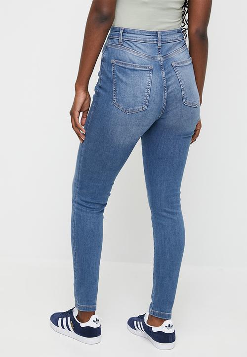 Cotton On - Curvy High Stretch Skinny Jean - Freshwater Blue