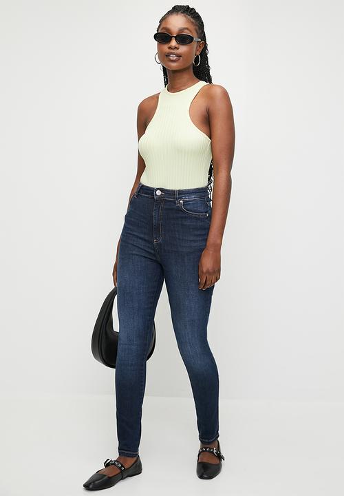 Cotton On - Curvy High Stretch Skinny Jean - Eclipse Blue