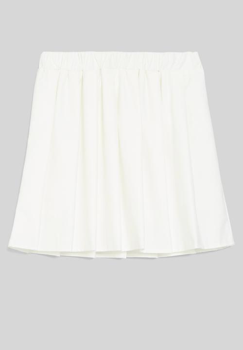 Pop Candy - Pleated skirt - white
