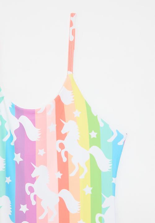 Pop Candy - Striped swimsuit - multi