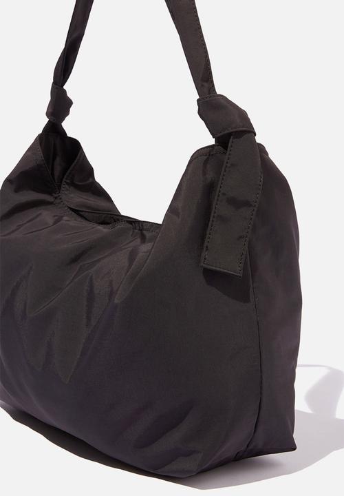 Rubi - Alex Knotted Slouchy Tote - Black