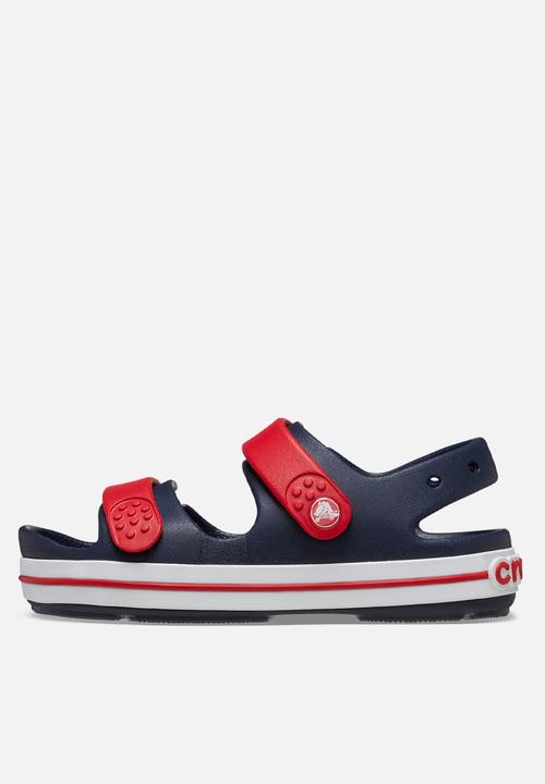 Crocs - Crocband Cruiser Sandal K - Navy/Varsity Red