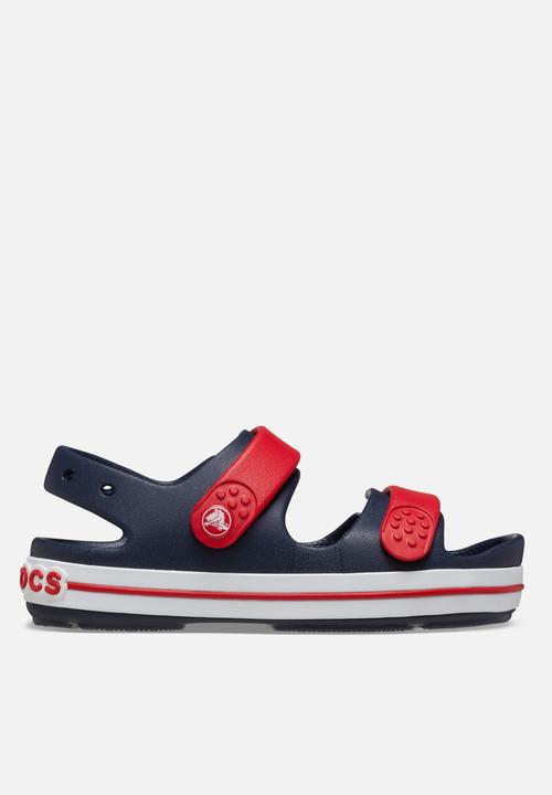Crocs - Crocband Cruiser Sandal K - Navy/Varsity Red