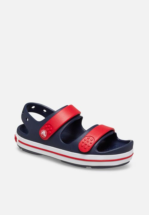 Crocs - Crocband Cruiser Sandal K - Navy/Varsity Red